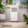 monzana 109616, monzana Mobile Klimaanlage MZKA2600 Weiß App, Sprachsteuerung