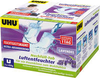 Uhu - Luftentfeuchter Feuchtigkeitsmagnet Lavendel, 2 X 450 G Luftentfeuchter