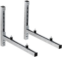 Fischer Wandkonsole Klimager&auml;t M KSU S 450 mit Schalld&auml;mmk&ouml;rper Innen-