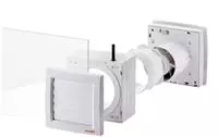 Maico Fenstereinbausatz mit Verschlussklappe FE 100/1 AP - Wei&szlig;