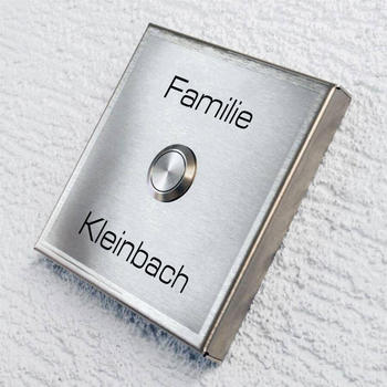 Metzler Funkklingel Edelstahl