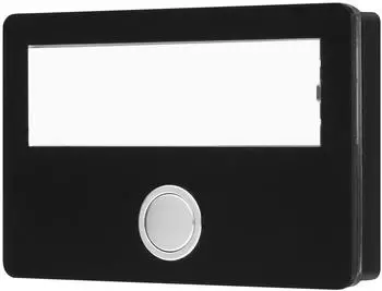Grothe Klingel mit Namensschild Schwarz (55643)