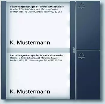 Siedle Bus-Tasten-Modul anthrazitgrau BTM 650-02 AG (210004908-00)