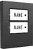 M-E Modern Electronics Funkklingel Sender für 2-Familienhaus, anthrazit, beleuchtet, mit Namensschild (41305)