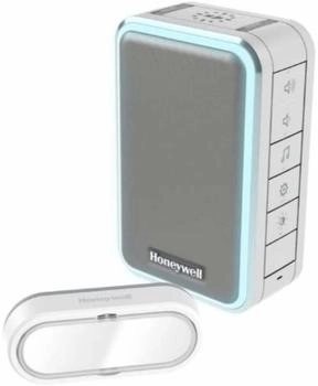 Honeywell Funk-Gong Steckdosen-Set mit Lichtring 150m (DC315SP2L)