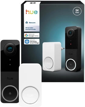 Philips T&uuml;rklingelkamera & Indoor Sirene Secure Kabelgebunden (929003816503)