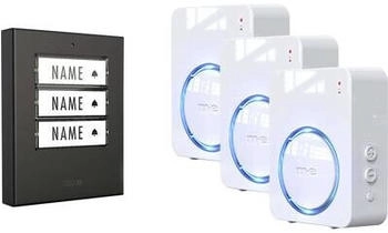 M-E Modern Electronics M-e modern-electronics 100167 Komplett-Set beleuchtet klangaktiv mit Bewegungsmelder mit Namensschild