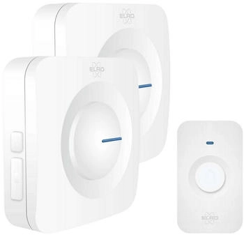Elro Set DB3000-P1C2 2 Empf&auml;nger weiss (DB3000-P1C2W)