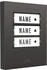 M-E Modern Electronics M-e modern-electronics 41427 beleuchtet mit Namensschild Anthrazit