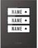 M-E Modern Electronics M-e modern-electronics 41427 beleuchtet mit Namensschild Anthrazit