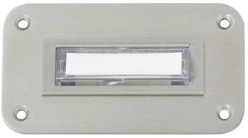 Heidemann 70142 + Namensschild 1fach Edelstahl 24 V/1 A
