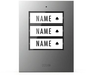 M-E Modern Electronics m-e KTF-3 S für 3-Familienhaus Namensschilder + Beleuchtungsautomatik (41426)