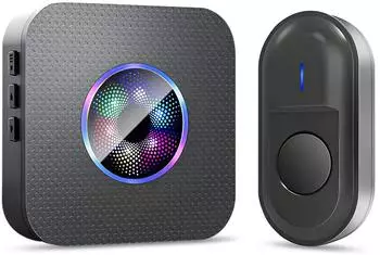 Carehabi Funk Set Haustür Klingel + 1 Plug-In-Empfänger
