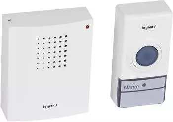 Legrand Essentiel Funk-T&uuml;rklingel-Set, Wei&szlig; (094251)