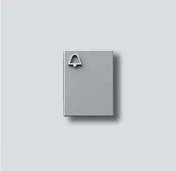 Siedle Taste mit Glockensymbol silber-metallic f&uuml;r TM/BTM 612-3/650-03 (200029804-00)