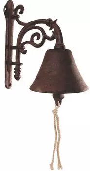 Jet-Line T&uuml;rglocke Gusseisen Rostoptik nostalgisch (23084)