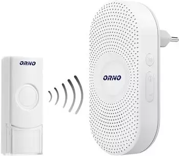 Orno LONGA AC Funk-T&uuml;rklingel, wasserdicht, 36 Melodien, 300m Reichweite