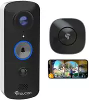 Toucan Wireless Video Doorbell with Chime V3 (TVD300V-ML)