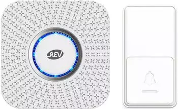 REV-Ritter Funk-Gong Piezo Steckdose 58 Melodien 110dB wei&szlig; (0082900112)