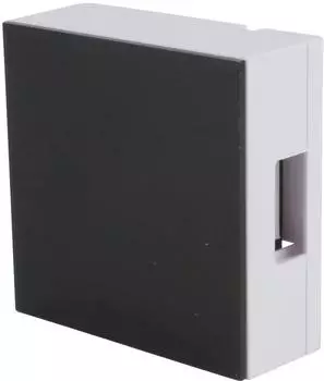 Unitec Luna Zweiklang-Gong Glasplatte schwarz (47225)