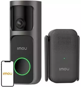 Imou Doorbell 3 Kit Video-T&uuml;rklingel 4MP kabellos mit Repeater-T&uuml;rgong (imdb3k)