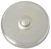 70083 Klingeltaster 1fach Vernickelt 24 V/1 A - Heidemann