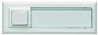 Grothe Klingeltaster AP 1fach 32x90x18mm,ws,bel. ETA 2132A