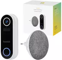 Hombli Smart Doorbell Pack - Schwarz - Wei&szlig; - Haus - B&uuml;ro - IP65 - Kunststoff - IR