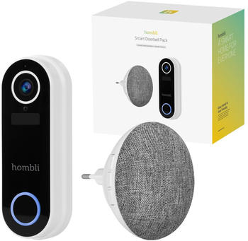 Hombli Smart Doorbell 2 White + Chime 2