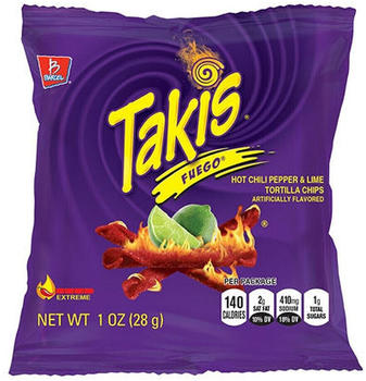 Barcel Takis Fuego Hot Chili Pepper & Lime (28,4g)