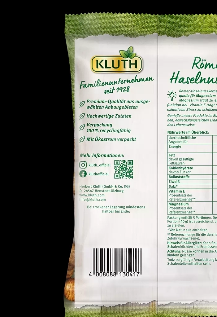 Kluth Römer-Haselnusskerne