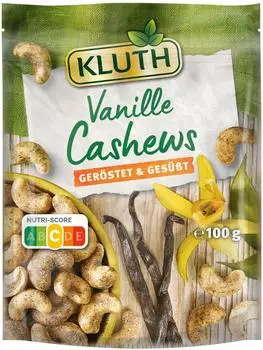 Kluth Vanille Cashews geröstet & gesüßt 100g
