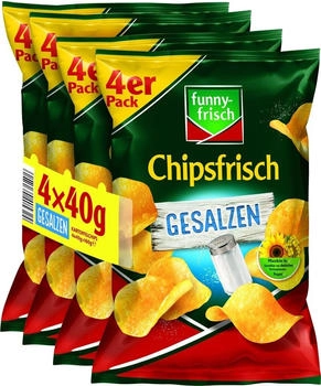 funny-frisch Chipsfrisch gesalzen 4x40g