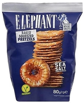 Elephant Squeezed Pretzels Sea Salt 80g