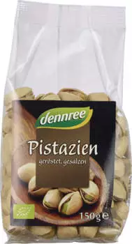 Dennree Pistazien ger&ouml;stet, gesalzen