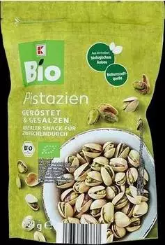 K-Bio Pistazien ger&ouml;stet & gesalzen