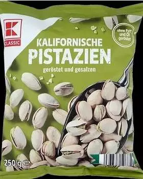 K-Classic Kalifornische Pistazien geröstet und gesalzen