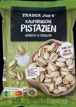 Trader Joe ́s Kalifornische Pistazien geröstet & gesalzen