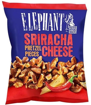 Elephant Pretzel Pieces Sriracha Cheese 125g