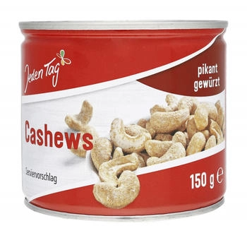 Jeden Tag Würzige Cashewkerne 150g