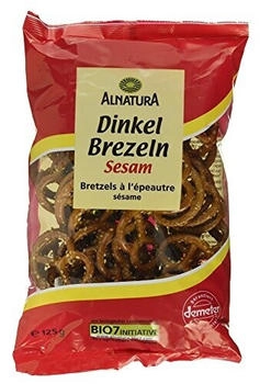 Alnatura Bio-Dinkelbrezeln mit Sesam 125g