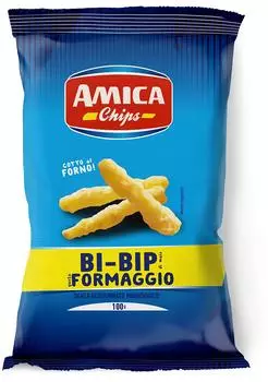 Amica Chips Bi-Bip Formaggio 100g