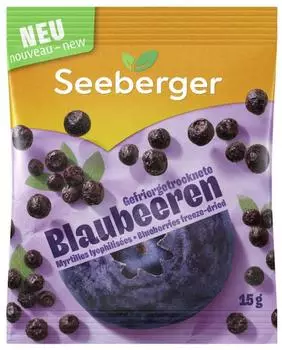 Seeberger Gefriergetrocknete Blaubeeren 15g