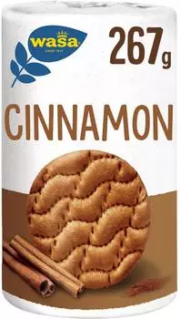 Wasa Tasty Snacks Rounds Cinnamon 267g
