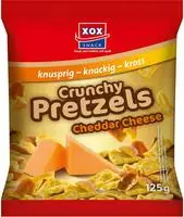 XOX Crunchy Pretzels Cheddar Cheese, 9er Pack (9 x 125g)