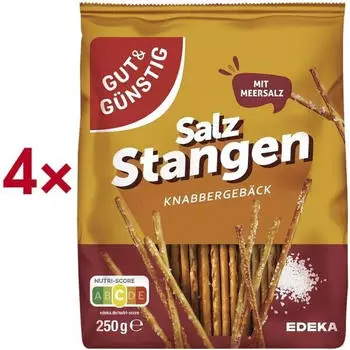 Gut & Günstig Salzstangen 4x250g