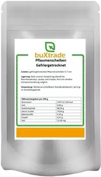 Buxtrade Gefriergetrocknete Pflaumenscheiben 1kg