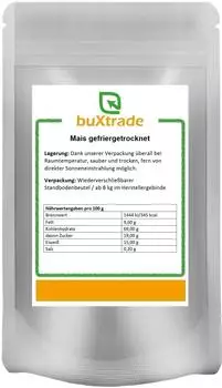 Buxtrade Mais gefriergetrocknet 1kg