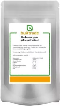 Buxtrade Gefriergetrocknete Himbeeren 1kg