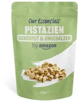 by amazon Pistazien geröstet & ungesalzen 250g